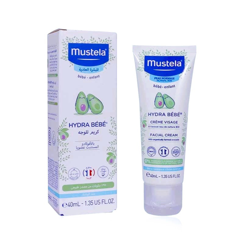 MUSTELA HYDRA BEBE FACIAL CREAM 40ML