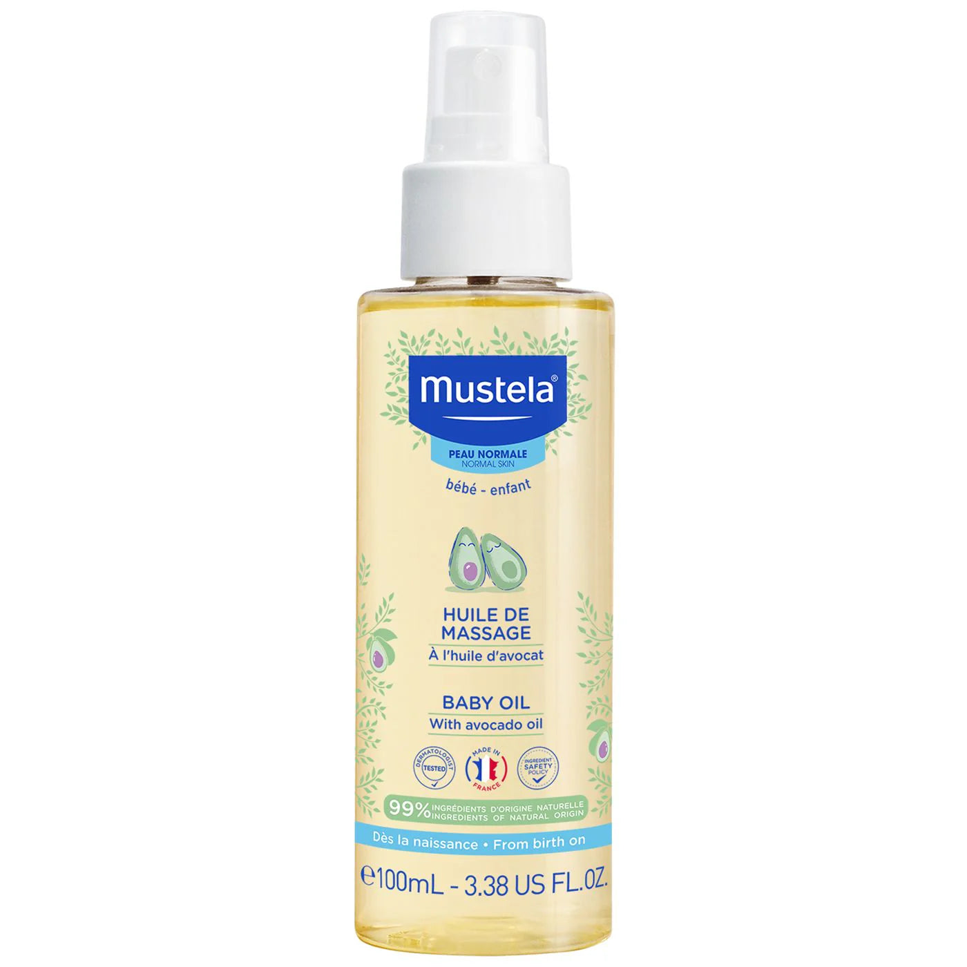 MUSTELA MASSAGE OIL 100ML