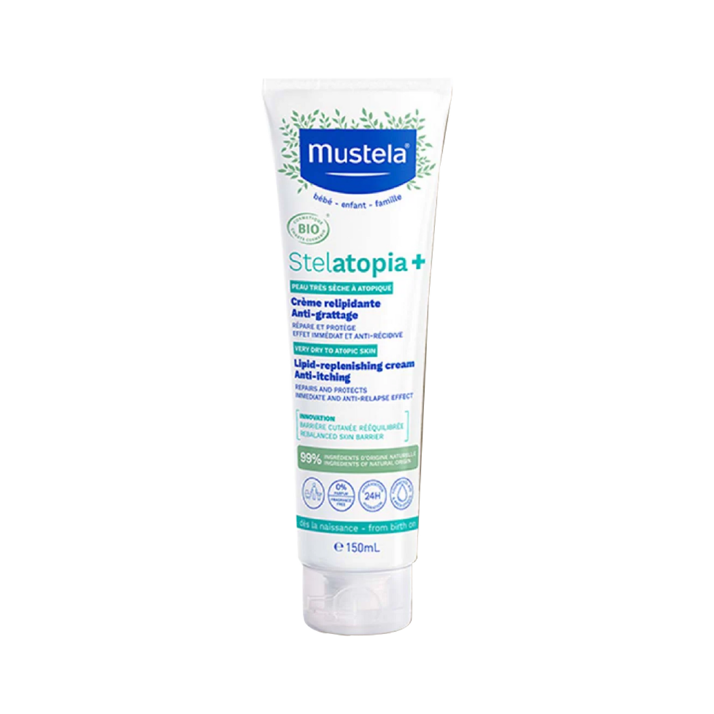 Mustela Stelatopia + Lipid Replenishing Cream 150Ml