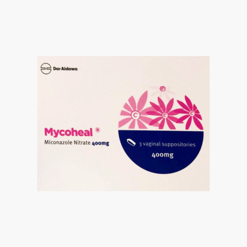 MYCOHEAL 400MG VAGINAL SUPPOSITORY 3'S