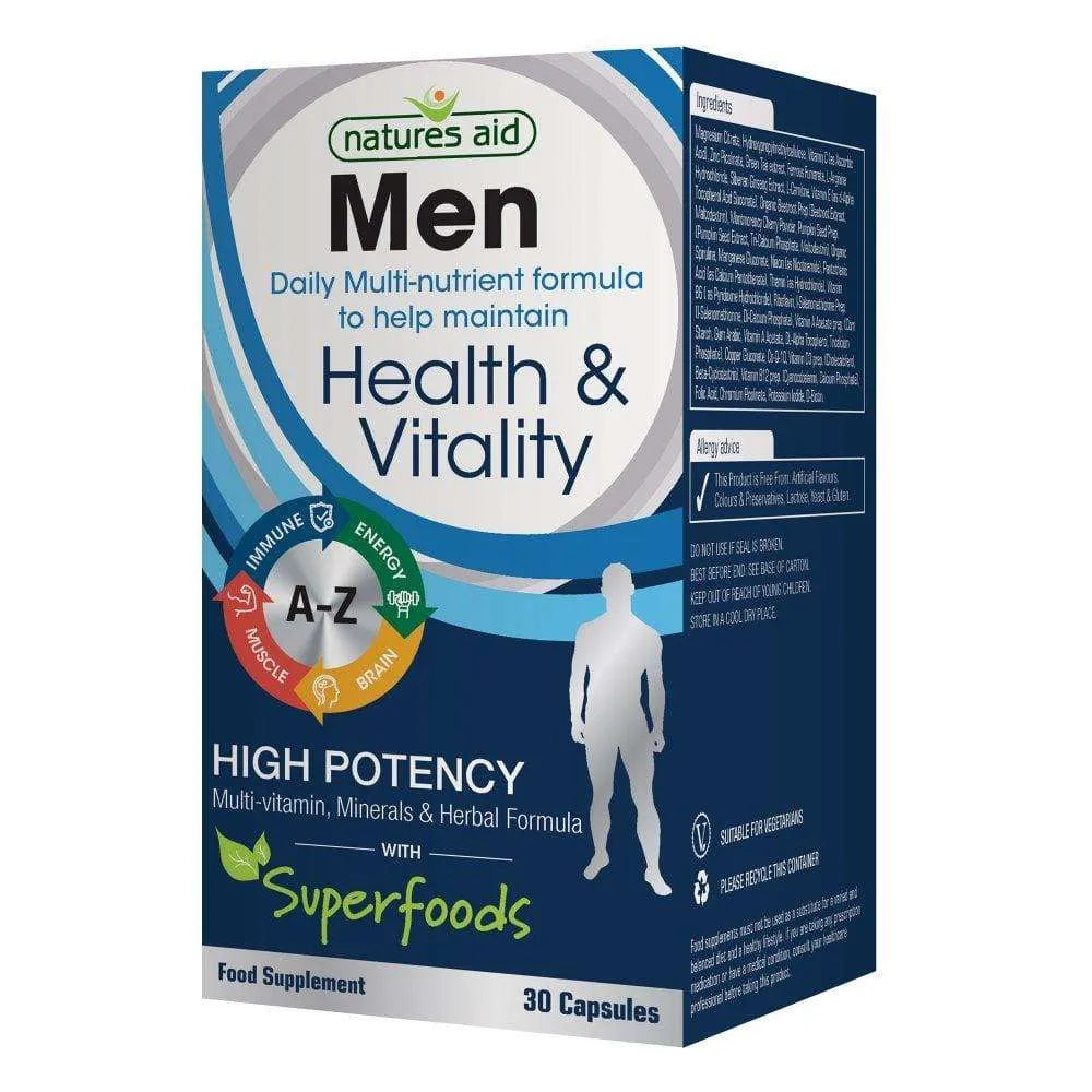 N-Aid Men Multivitamin &Mineral Cap 30'S