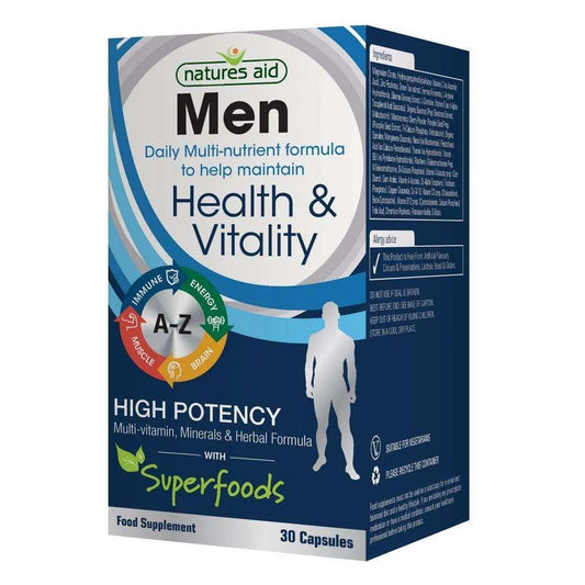 N-Aid Men Multivitamin &Mineral Cap 30'S