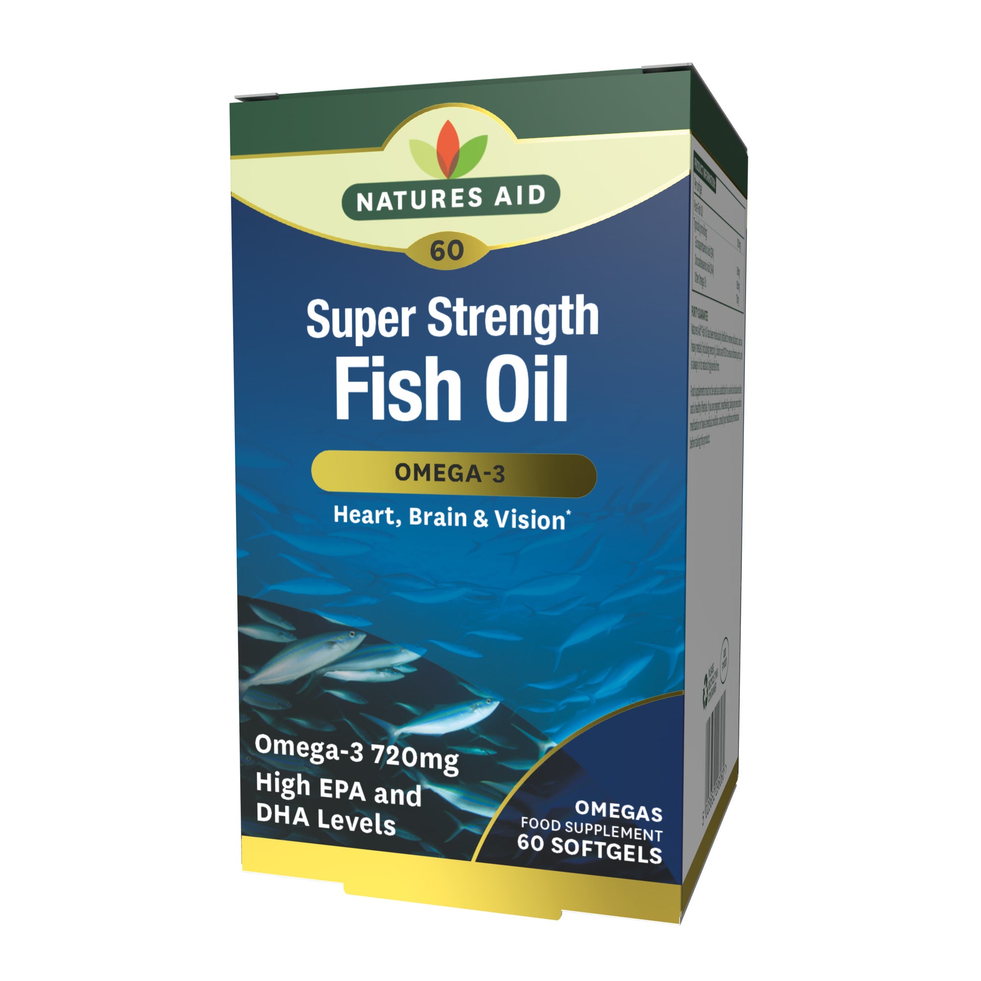 N-Aid Super Strength Fish Oil Softgel 60'S