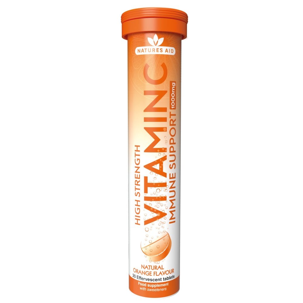 N-Aid Vitamin C 1000mg Effervescent Tab 20'S