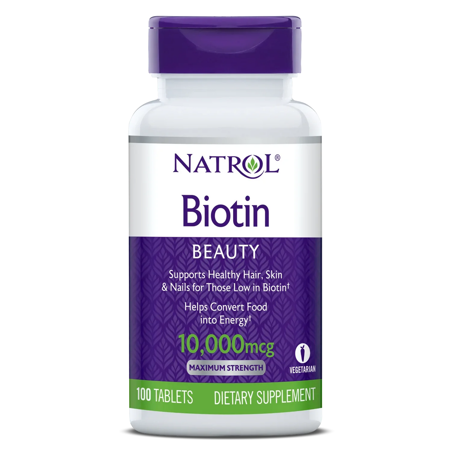 NATROL BIOTIN 10,000MCG TABLETS 100'S