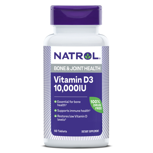 NATROL VITAMIN D3 10,000IU TABLETS 60'S