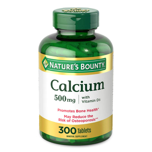 Natures Bounty Calcium 500mg  Vit D3 Tablets 300'S