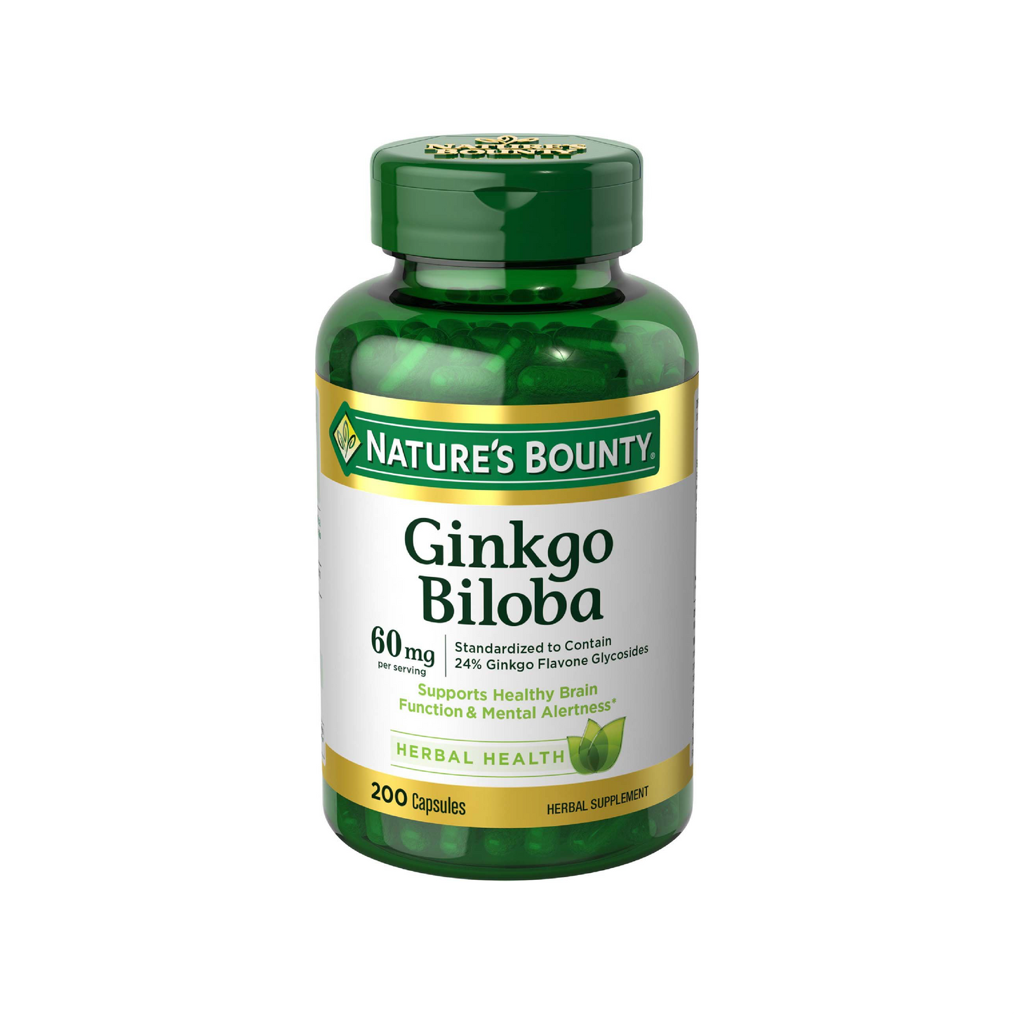 Natures Bounty Ginkobiloba 60Mg Capsules 200'S