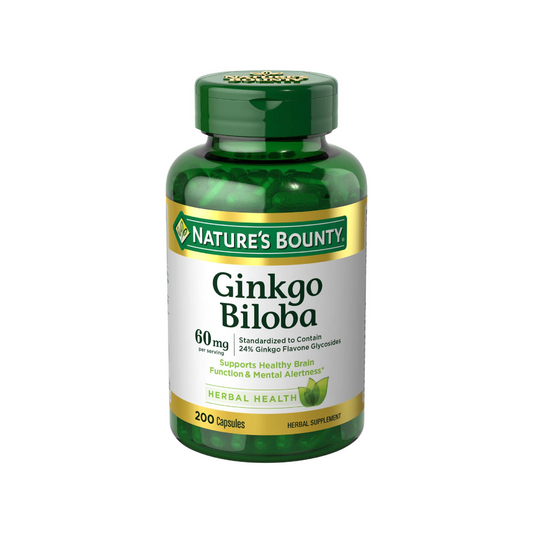 Natures Bounty Ginkobiloba 60Mg Capsules 200'S