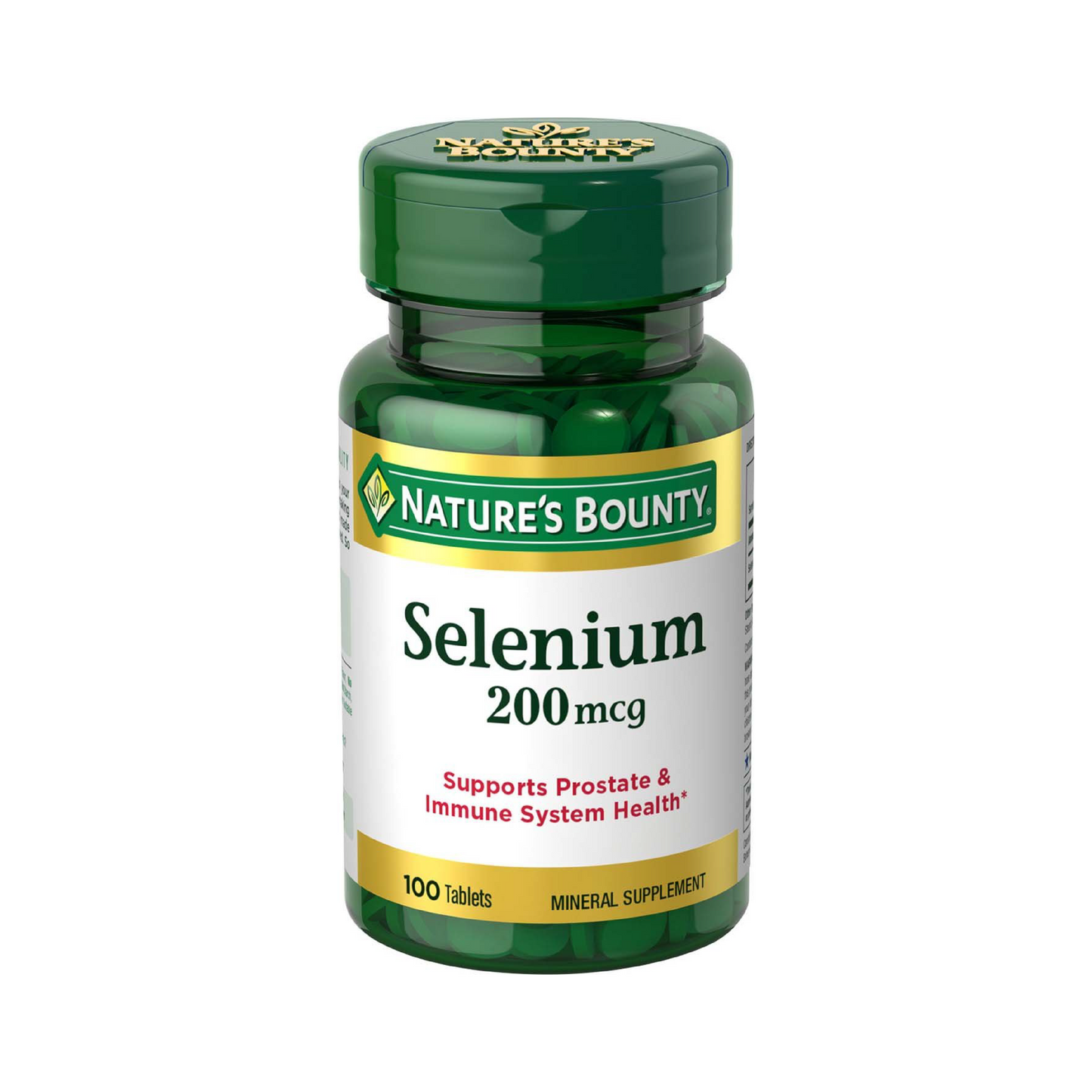 Nature's Bounty Selenium 200Mcg Tablets 100'S