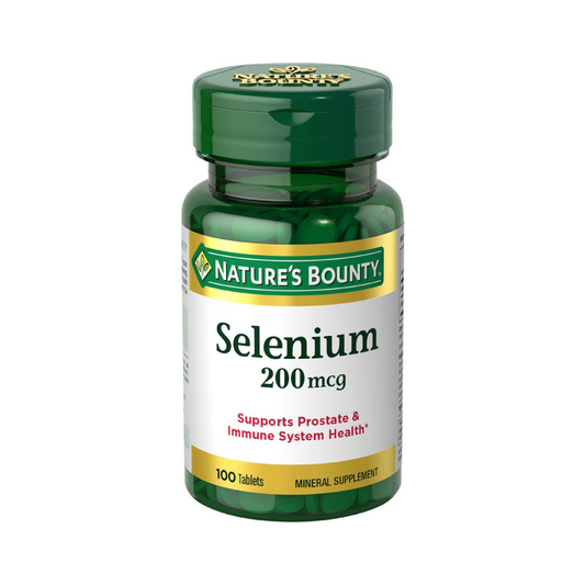 Nature's Bounty Selenium 200Mcg Tablets 100'S