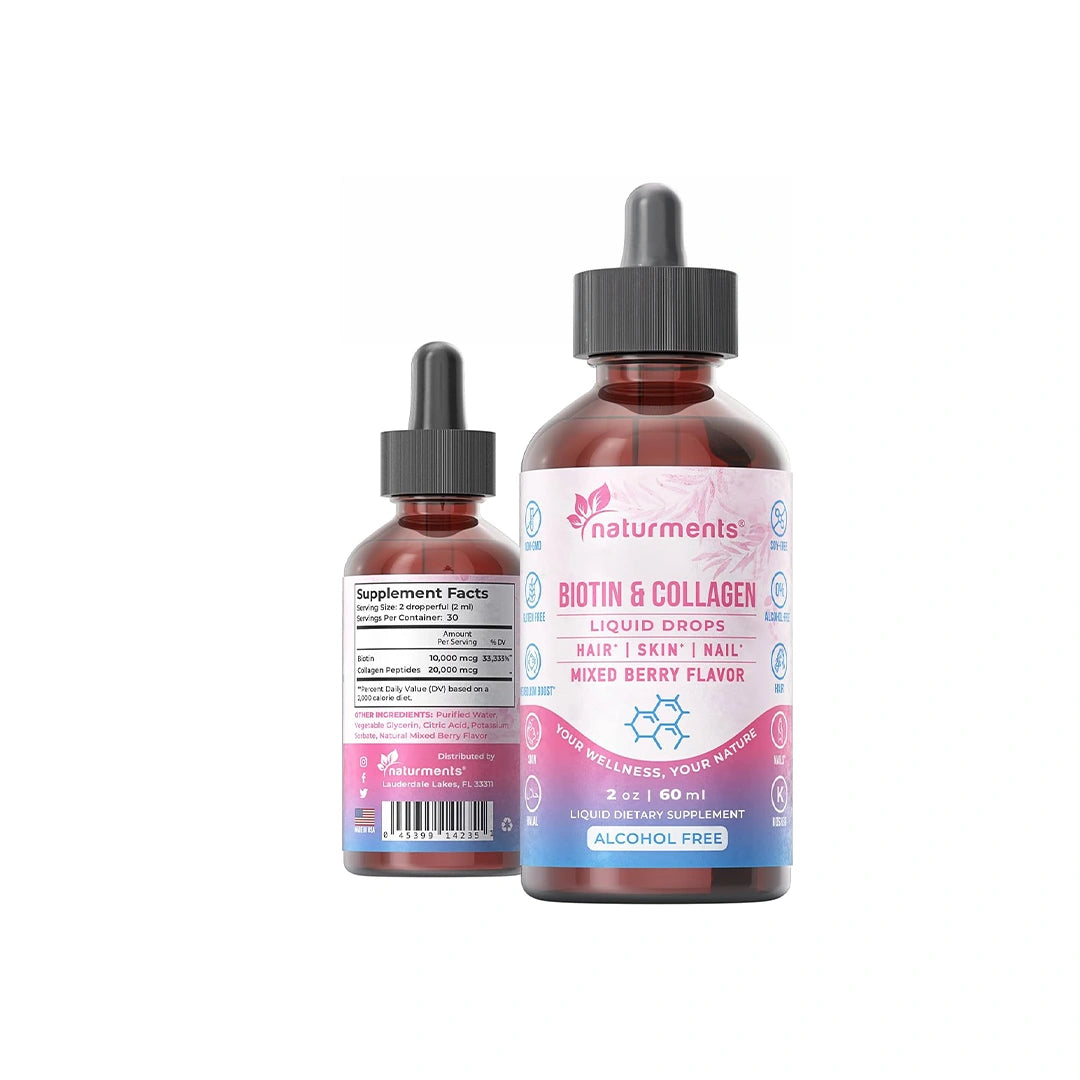 Naturments Biotin & Collagen Liuid Drops 60ml