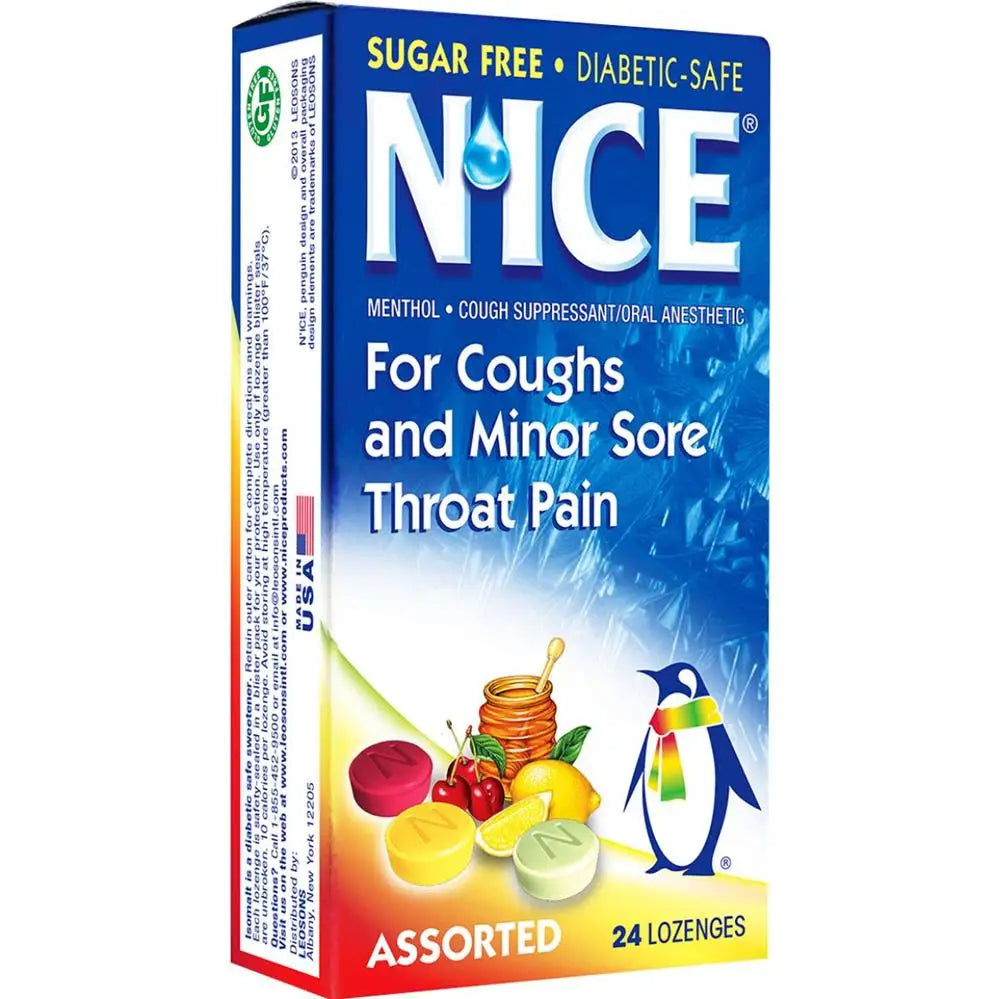 Nice Assorted Flavor Lozenges 24'S