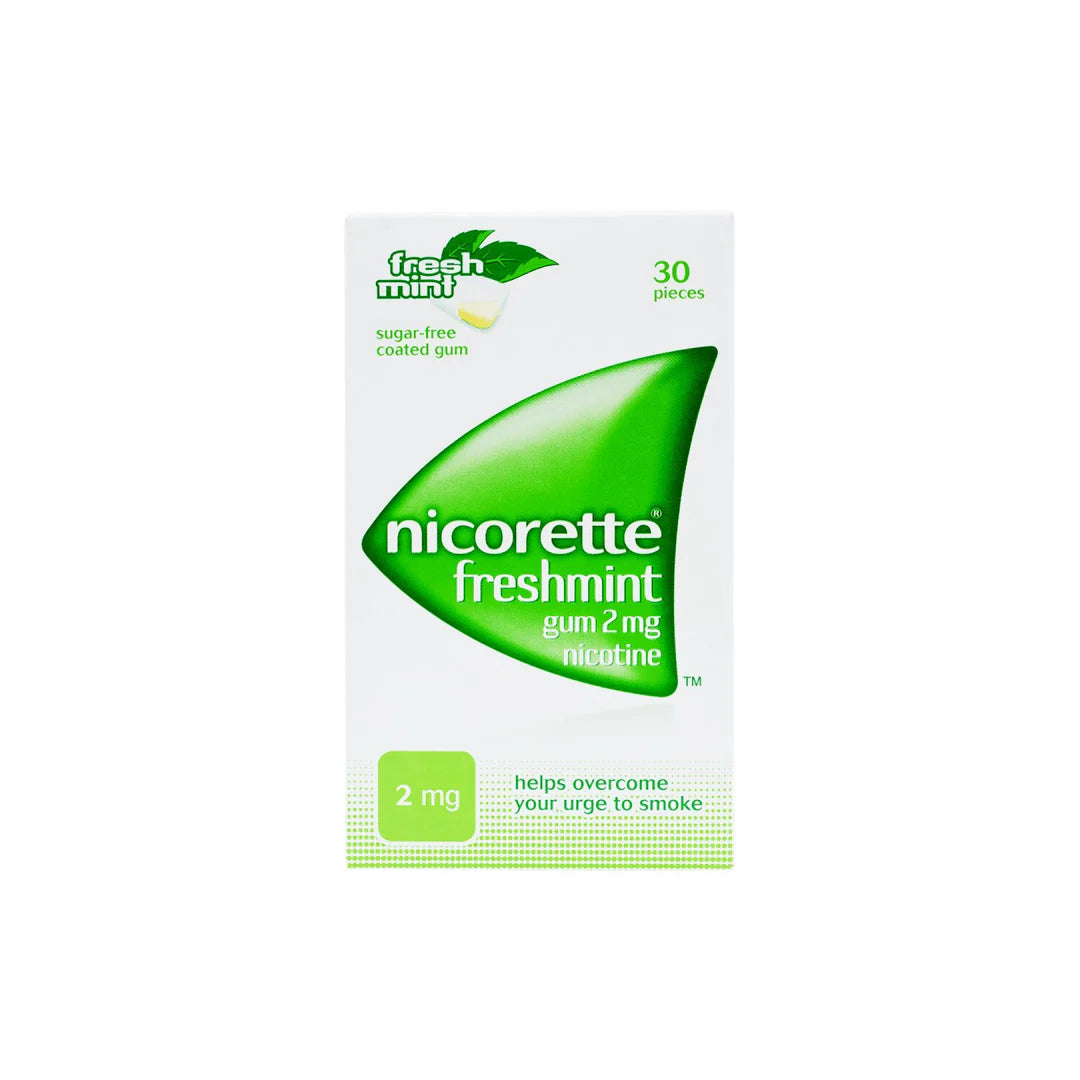Nicorette Fresh Mint 2mg Gum 30'S