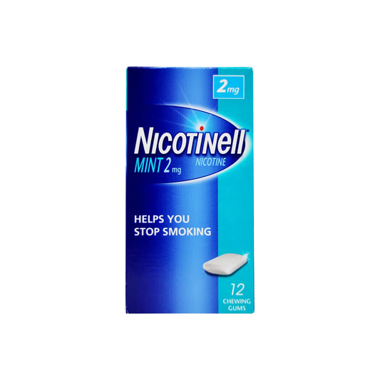 Nicotinell 2Mg Mint Chewing Gum 12'S