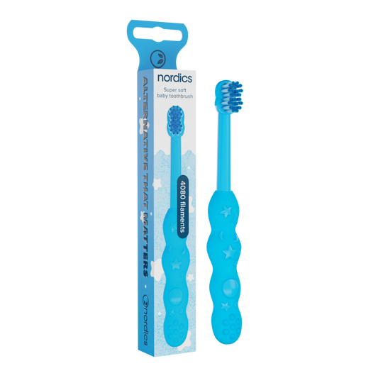 Nordics Baby Premium Toothbrush Blue Super Soft-4080