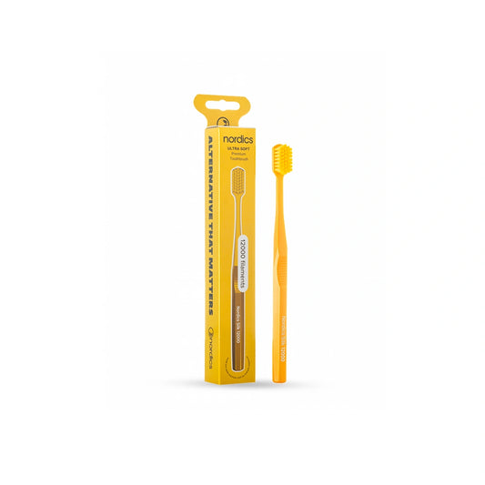 Nordics Premium Toothbrush Silk Gold Ultra Soft-12000