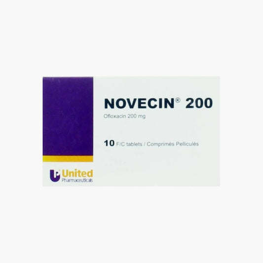 Novecin 200mg Tablets 10'S