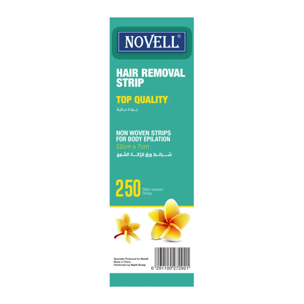 Novell Hair Removal Strips 250'S