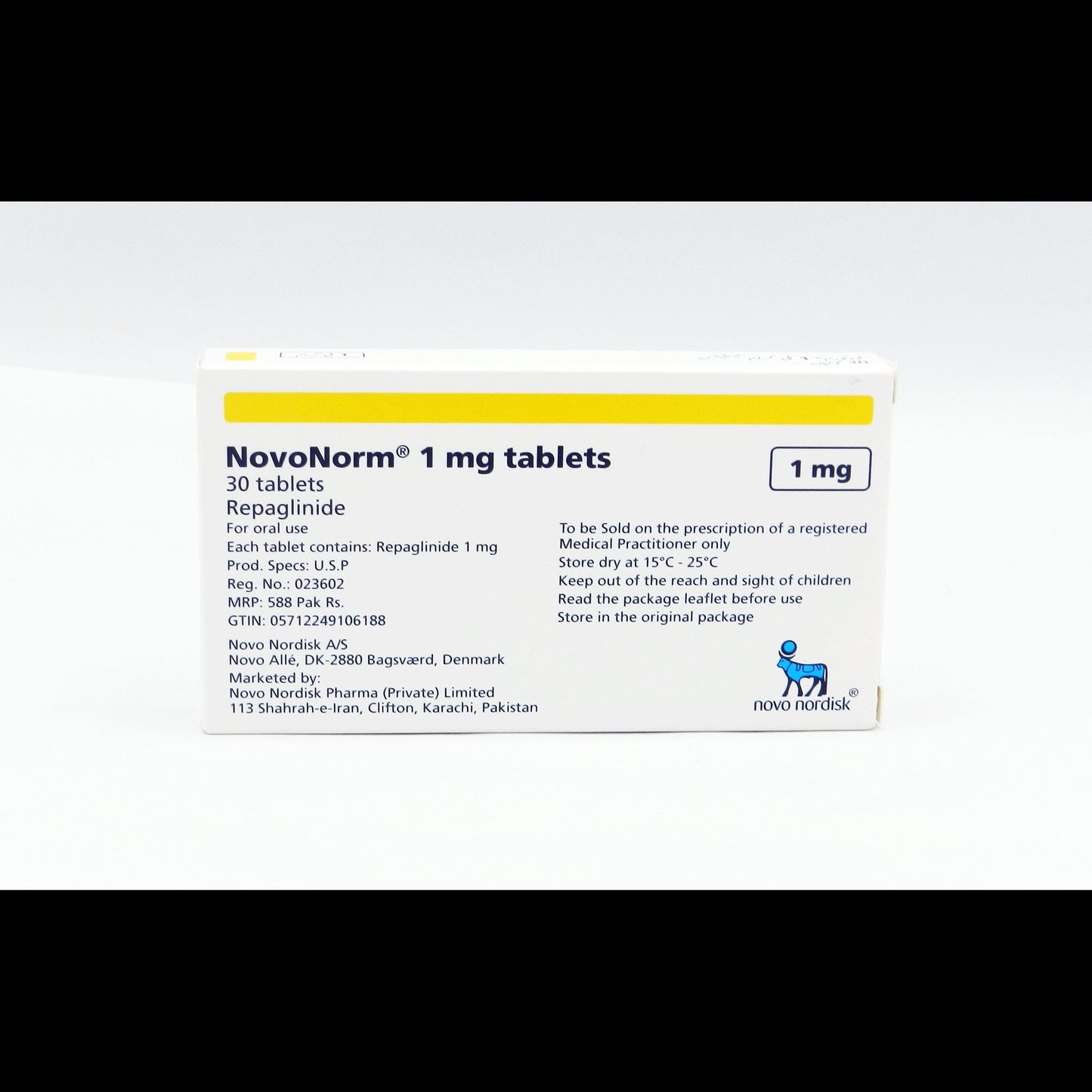 Novonorm 1mg Tablets 30'S