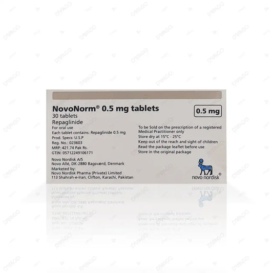 Novonorm .5mg Tablets 30'S