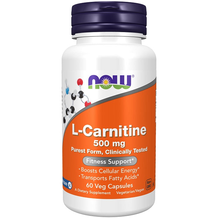 Now L-Carnitine 500Mg Capsules 60'S