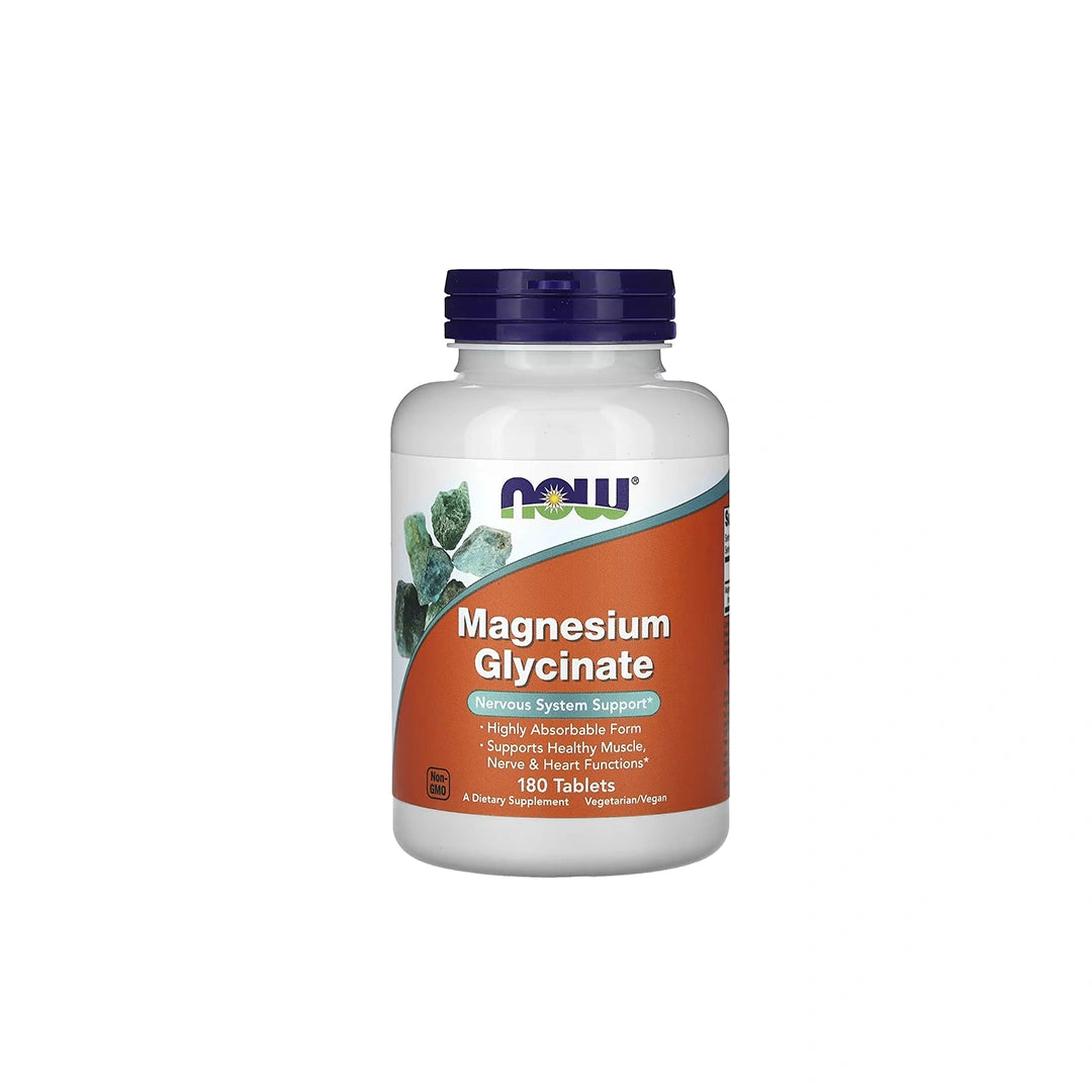 NOW MAGNESIUM GLYCINATE TABLETS 180'S
