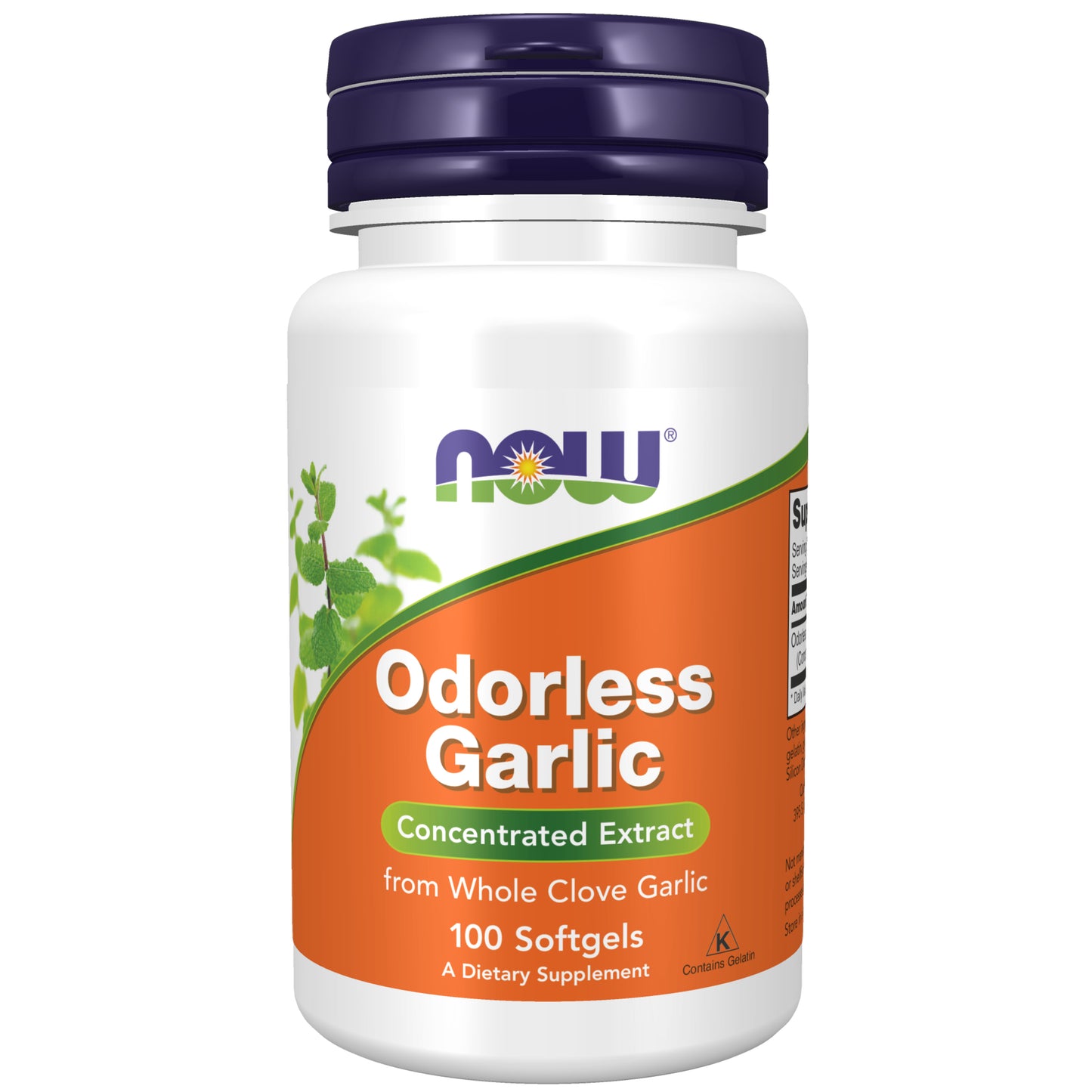 Now Odorless Garlic Softgels 100'S