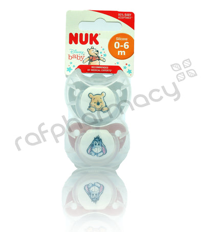 Nuk Disney 0-6M Silicone Soother 2'S