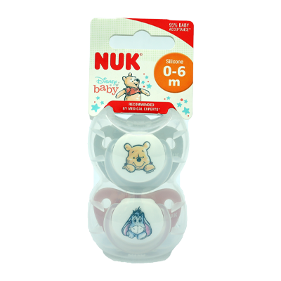 Nuk Disney 0-6M Silicone Soother 2'S