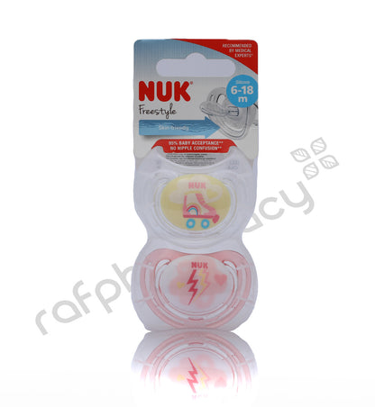 Nuk Freestyle Soother 2'S
