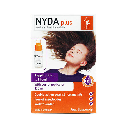 Nyda Plus Lice Solution With Comb Applicator 100ml