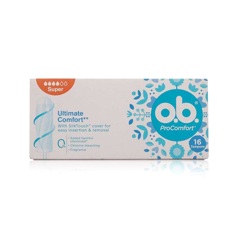 سدادات قطنية OB SUPER 16'S