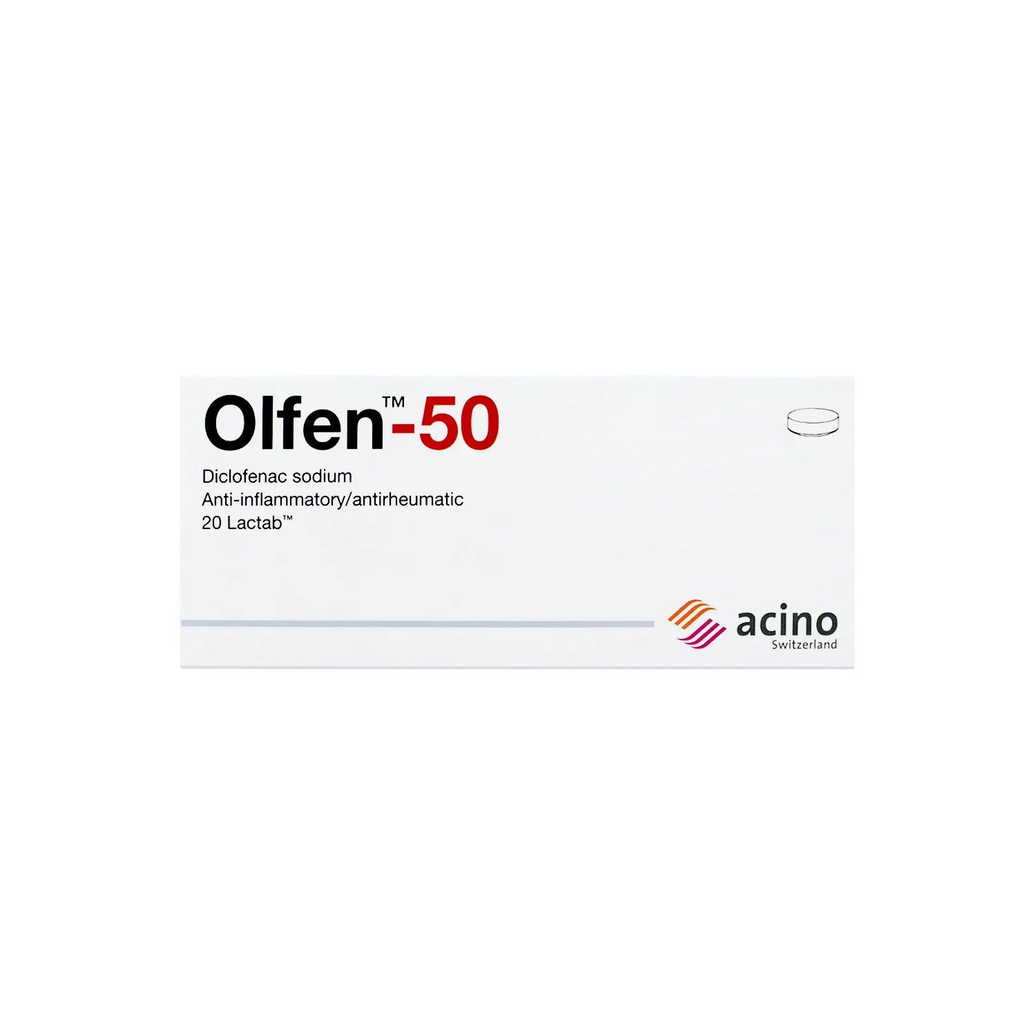 Olfen 50mg Tablets 20'S