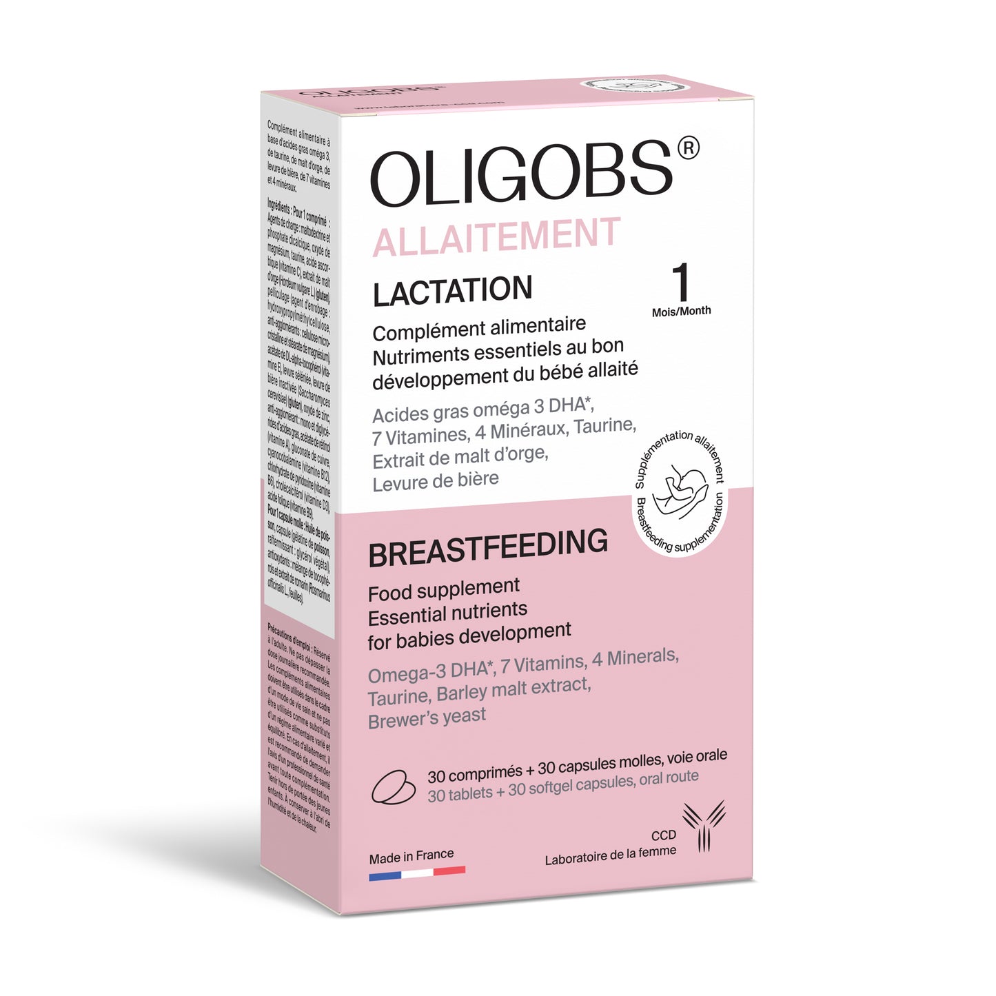 Oligobs Allaitement Breast Feeding Capsules 30'S / Tablets 30'S