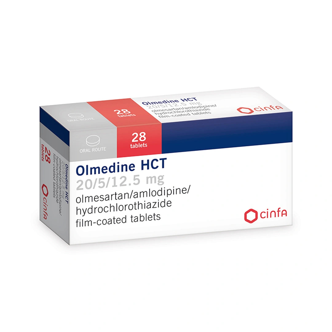Olmedine Hct 20/5/12.5 Mg Tablet 28'S