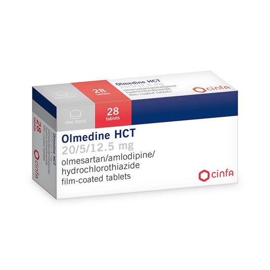 Olmedine Hct 20/5/12.5 Mg Tablet 28'S