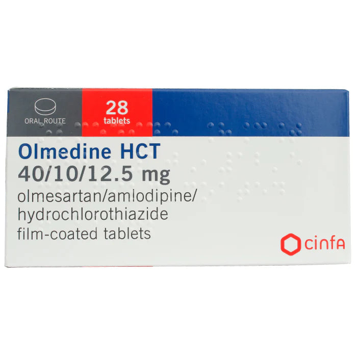 Olmedine Hct 40/10/12.5 Mg Tablet 28'S