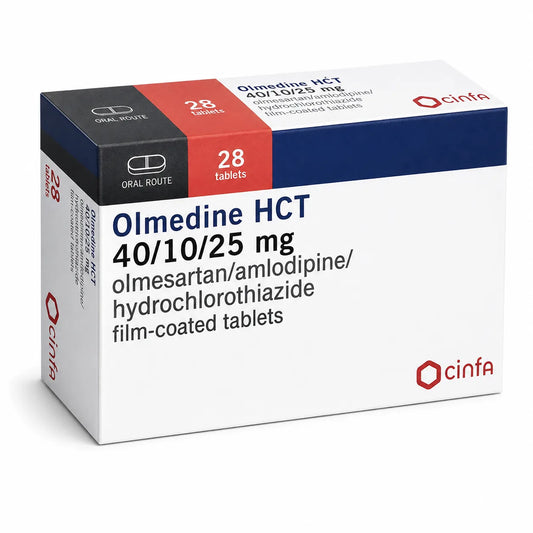 Olmedine HCT 40/10/25mg Tablets 28's