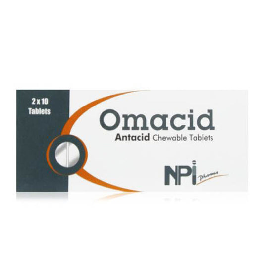 Omacid Chewable Tablets 20'S