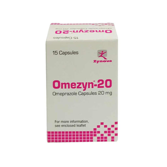 Omezyn 20mg Capsules 15'S