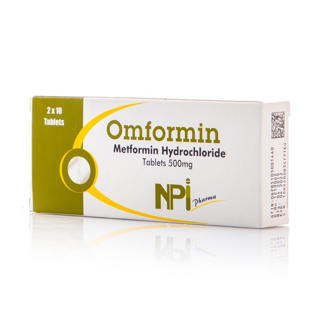 Omformin 500Mg Tablets 20'S