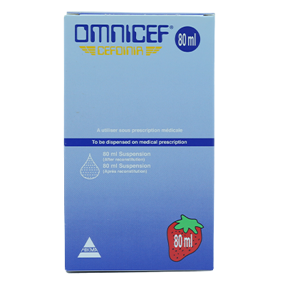 Omnicef 125mg Suspension 80ml