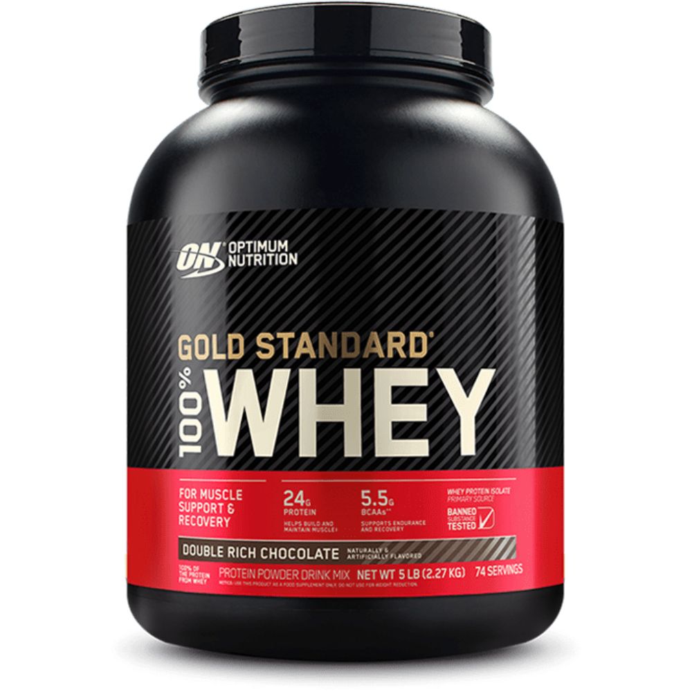 OPTIMUM NUTRITION GOLD STANDARD 100%WHEY DOUBLE RICH CHOC.2.27KG