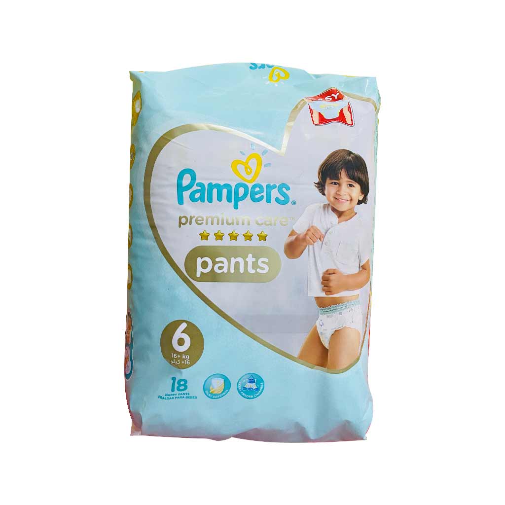 Pampers No 6 Premium Care 16+kg 18 Pants