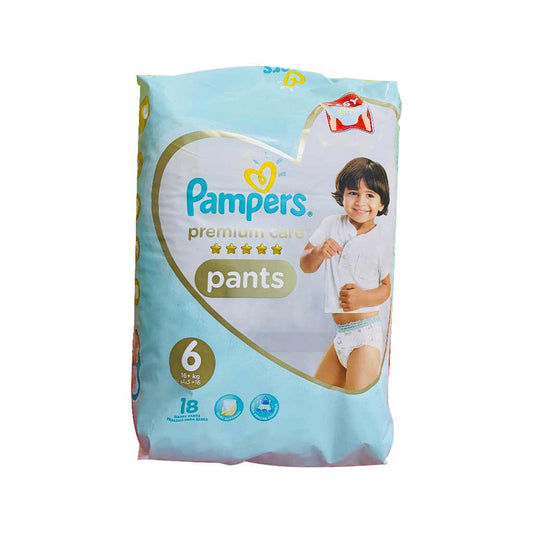 Pampers No 6 Premium Care 16+kg 18 Pants