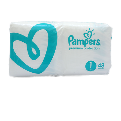 PAMPERS NO1 PREMIUM CARE 2 TO 5KG DIAPER 48'S