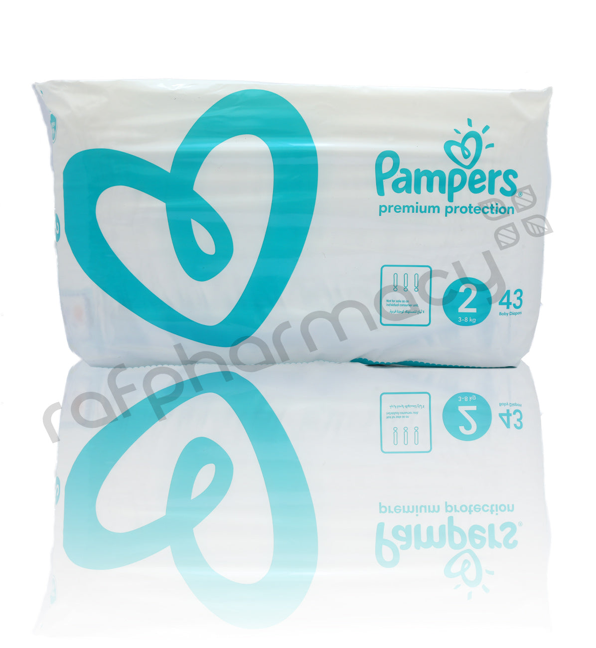 PAMPERS NO2 PREMIUM CARE 3 TO 8KG DIAPER 43'S