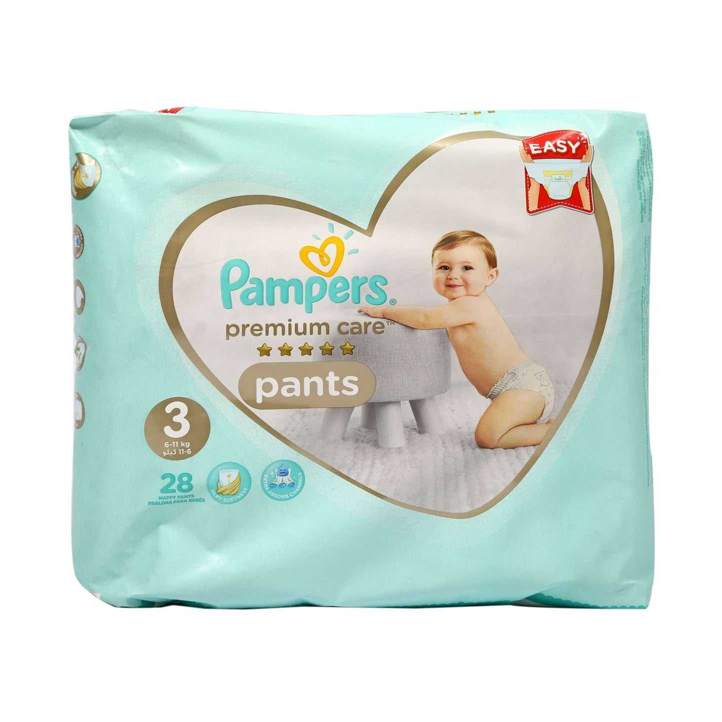 Pampers No3 Premium Care Pants  28'S