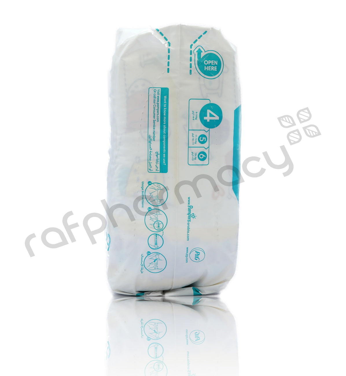 PAMPERS NO4 PREMIUM CARE 9 TO 14KG DIAPER 39'S